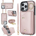 Custodia con cerniera e cordicella per iPhone 14