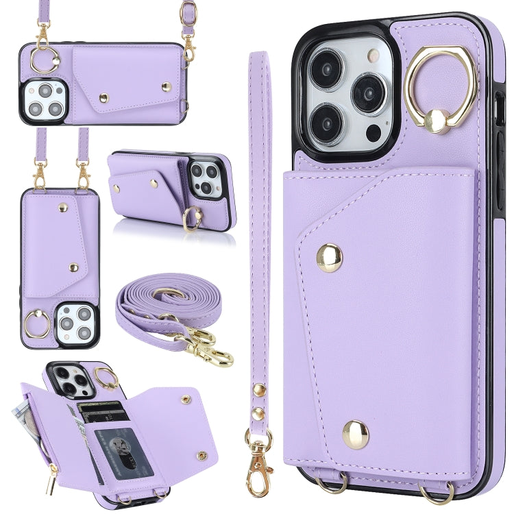 Custodia con cerniera e cordicella per iPhone 14