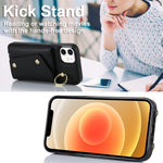 Custodia con cerniera per iPhone 12 e 11