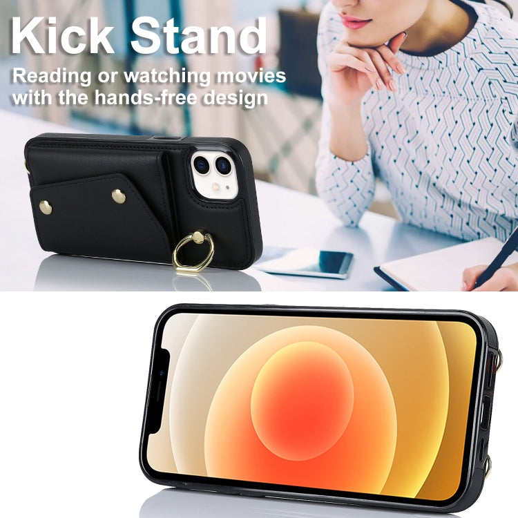 Custodia con cerniera per iPhone 12 e 11