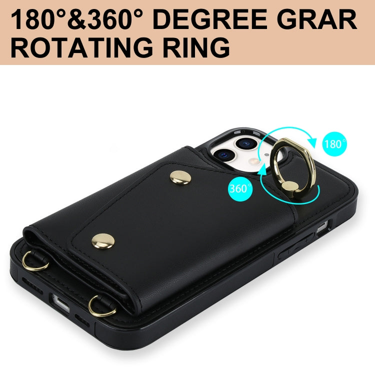 Custodia con cerniera per iPhone 12 e 11