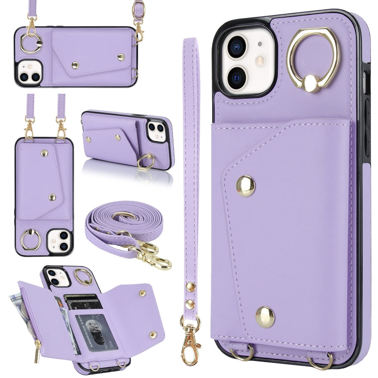 Custodia con cerniera per iPhone 12 e 11