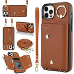 Custodia con cerniera per iPhone 12 e 11