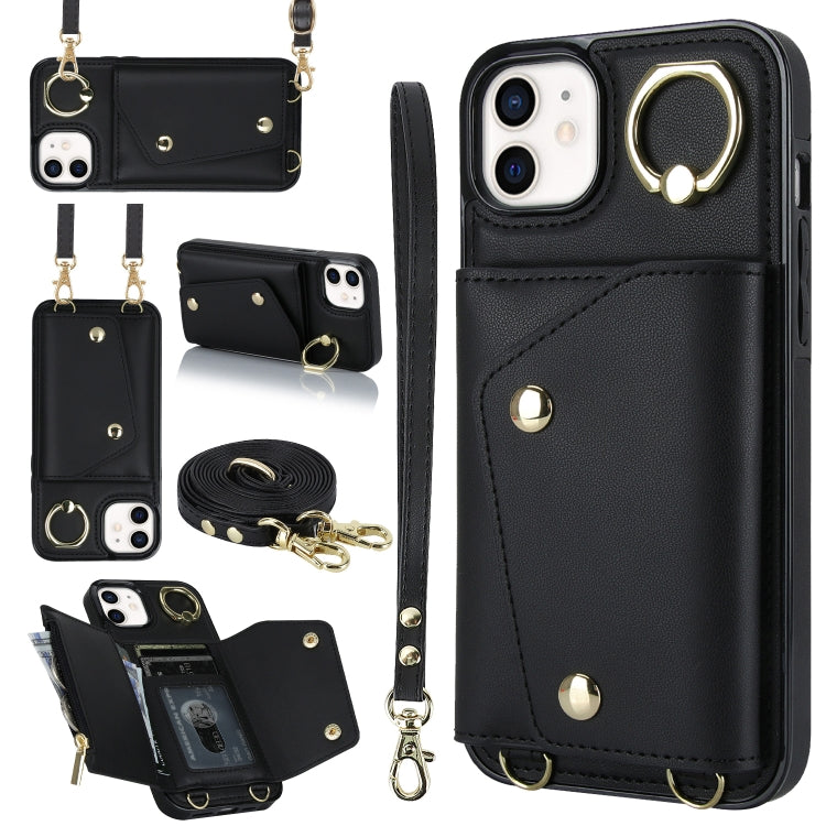 Custodia con cerniera per iPhone 12 e 11