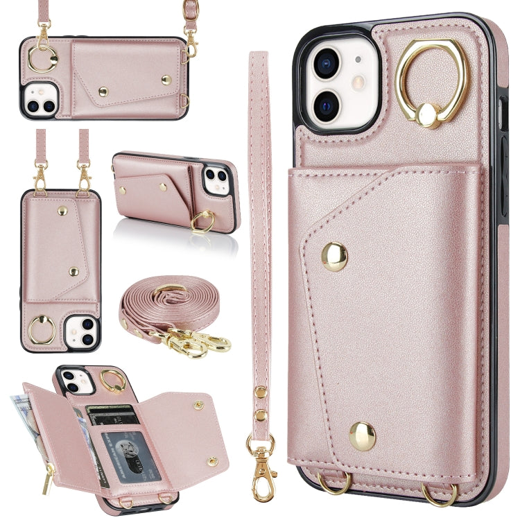 Custodia con cerniera per iPhone 12 e 11