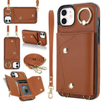 Custodia con cerniera per iPhone 12 e 11