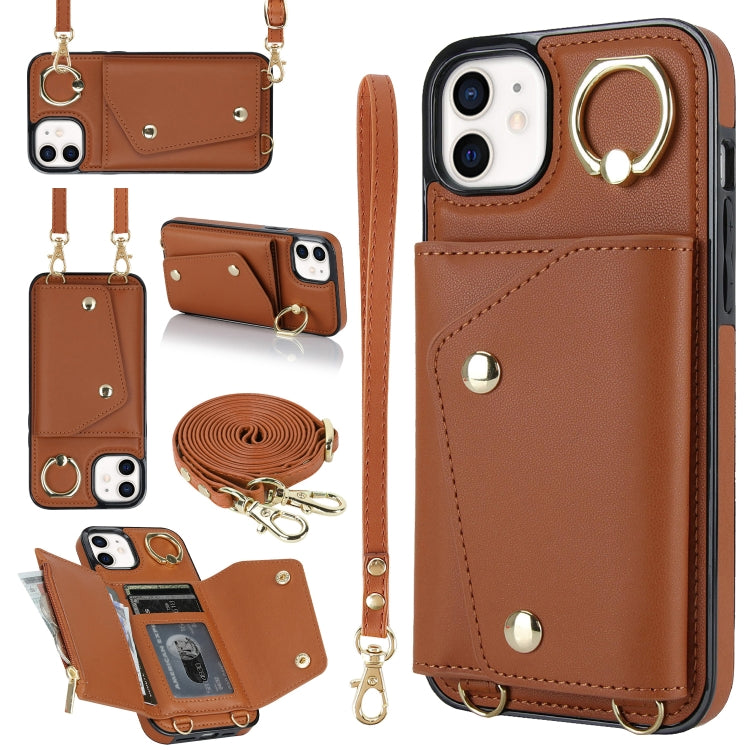 Custodia con cerniera per iPhone 12 e 11