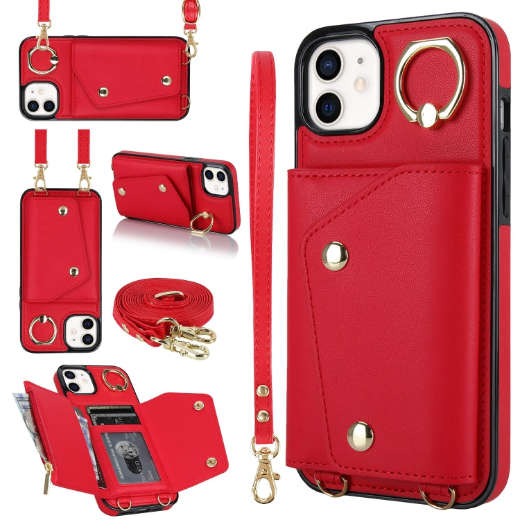 Custodia con cerniera per iPhone 12 e 11
