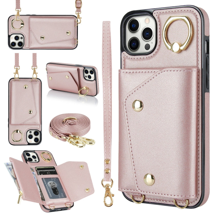 Custodia con cerniera per iPhone 12 e 11