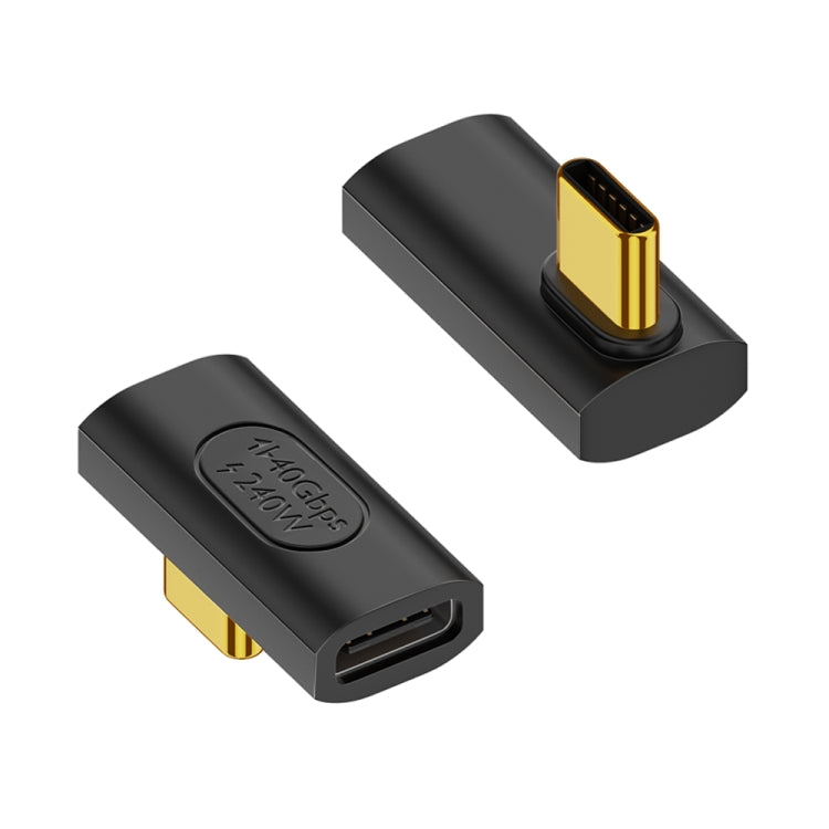 Adattatore USB-C femmina a maschio 40 Gbps 240W curvatura central