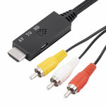 Convertitore da AV a HDMI 1080P HD, lunghezza: 1 m, AV to HDMI