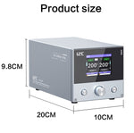 Stazione di saldatura doppia intelligente i2C 3SCN con base RS100, A Set, B Set