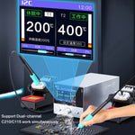 Stazione di saldatura doppia intelligente i2C 3SCN con base RS100, A Set, B Set