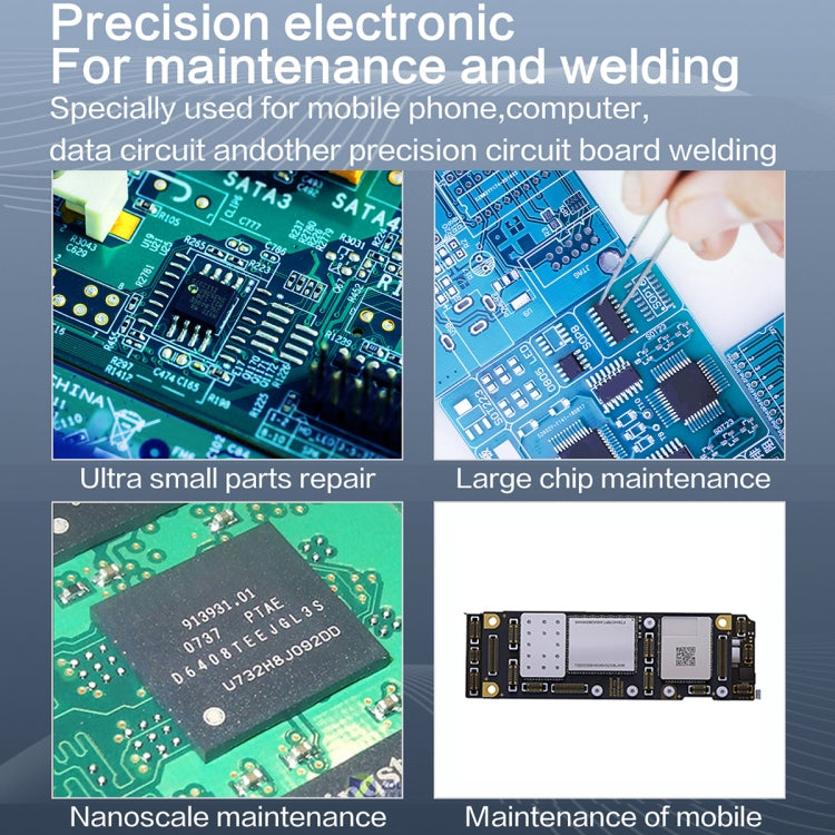 Stazione di saldatura doppia intelligente i2C 3SCN con base RS100, A Set, B Set