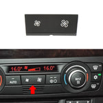 Per BMW Serie 1 / Serie 3 / X1 / X3 Pulsante interruttore pannello climatizzatore per auto con guida a sinistra, Air Volume Key Without OFF, Air Volume Key With OFF, AUTO Key, A Key, Snow Key