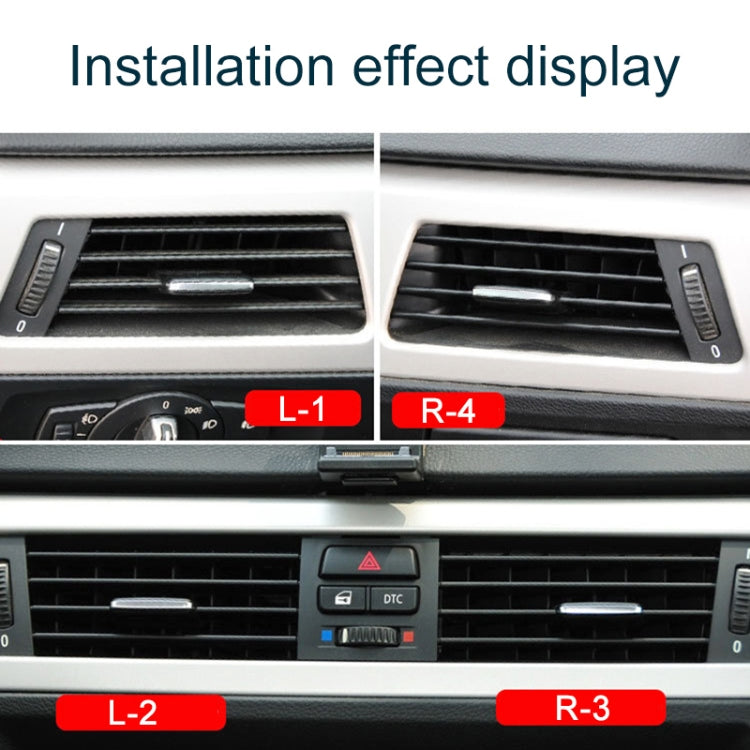 Per il pannello di uscita dell'aria del condizionatore d'aria per auto BMW Serie 3 E90, Grille No. 1, Grille No. 2, Grille No. 3, Grille No. 4