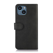 Custodia in pelle per iPhone 15 con supporto