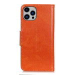 Custodia in pelle texture nappa per iPhone 15