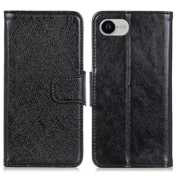 Custodia in pelle texture nappa per iPhone 16 e 15