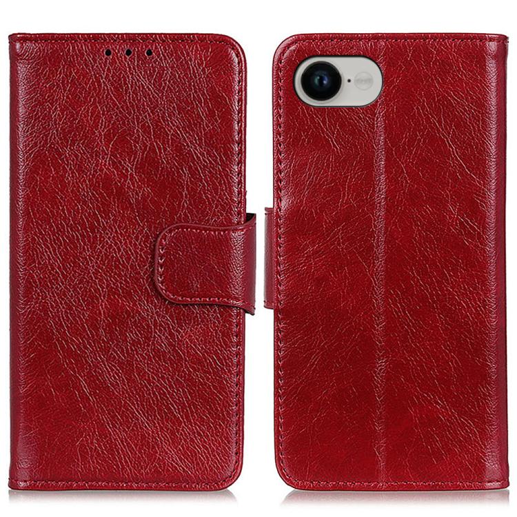 Custodia in pelle texture nappa per iPhone 16 e 15
