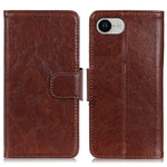Custodia in pelle texture nappa per iPhone 16 e 15