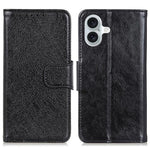 Custodia in pelle texture nappa per iPhone 16 e 15