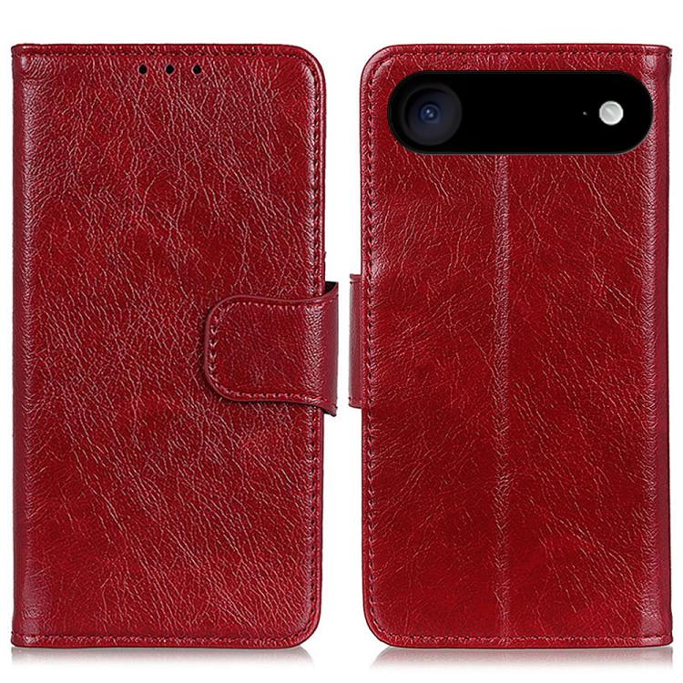 Custodia in pelle texture nappa per iPhone 16 e 15