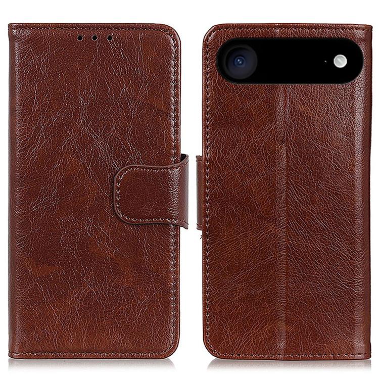 Custodia in pelle texture nappa per iPhone 16 e 15