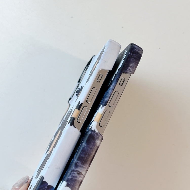 Custodia iPhone con pellicola margherita