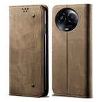 Custodia per telefono in pelle Flip Texture denim, For Realme GT5 Pro, For Realme 11 5G Global / 11x, For Realme 11 Pro / 11 Pro+, For Realme C65 4G, For Realme 10 Pro+