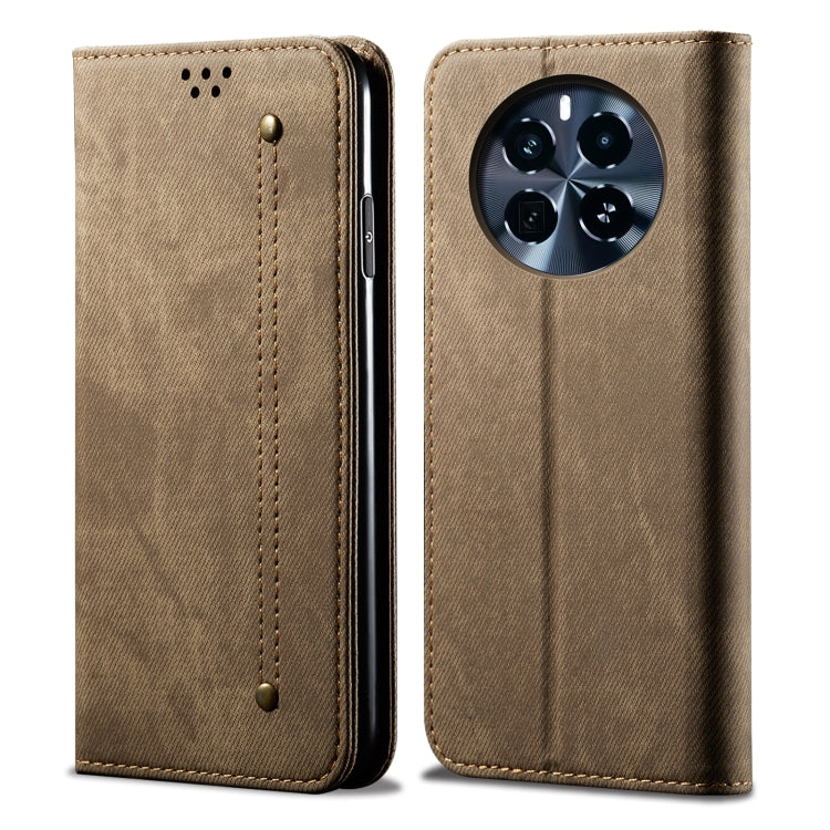 Custodia per telefono in pelle Flip Texture denim, For Realme GT5 Pro, For Realme 11 5G Global / 11x, For Realme 11 Pro / 11 Pro+, For Realme C65 4G, For Realme 10 Pro+