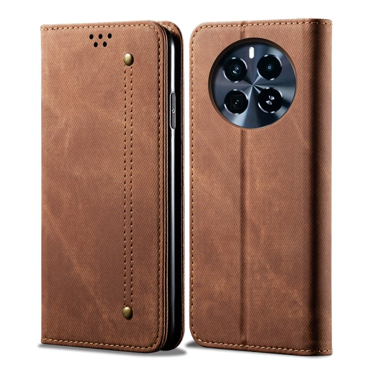 Custodia per telefono in pelle Flip Texture denim, For Realme GT5 Pro, For Realme 11 5G Global / 11x, For Realme 11 Pro / 11 Pro+, For Realme C65 4G, For Realme 10 Pro+