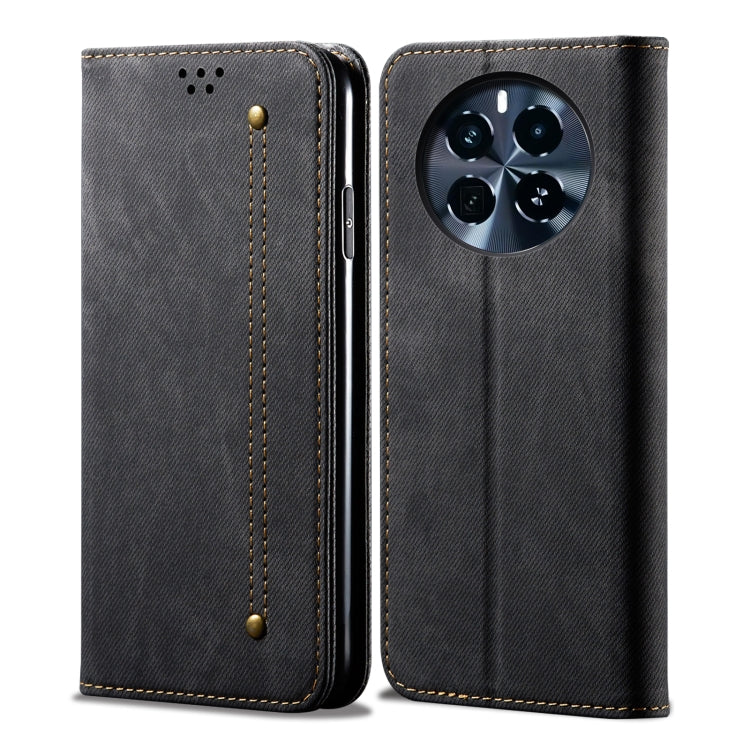 Custodia per telefono in pelle Flip Texture denim, For Realme GT5 Pro, For Realme 11 5G Global / 11x, For Realme 11 Pro / 11 Pro+, For Realme C65 4G, For Realme 10 Pro+
