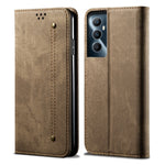 Custodia per telefono in pelle Flip Texture denim, For Realme GT5 Pro, For Realme 11 5G Global / 11x, For Realme 11 Pro / 11 Pro+, For Realme C65 4G, For Realme 10 Pro+