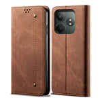 Custodia per telefono in pelle Flip Texture denim, For Realme Note 60 4G / C61 4G, For Realme 13 Pro 5G Global, For Realme GT 6T 5G Global, For Realme GT 6 5G Global, For Realme C63 / C61, For Realme 12 Pro / 12 Pro+