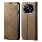 Custodia per telefono in pelle Flip Texture denim, For Realme Note 60 4G / C61 4G, For Realme 13 Pro 5G Global, For Realme GT 6T 5G Global, For Realme GT 6 5G Global, For Realme C63 / C61, For Realme 12 Pro / 12 Pro+