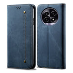 Custodia per telefono in pelle Flip Texture denim, For Realme Note 60 4G / C61 4G, For Realme 13 Pro 5G Global, For Realme GT 6T 5G Global, For Realme GT 6 5G Global, For Realme C63 / C61, For Realme 12 Pro / 12 Pro+