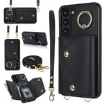 Custodia portafoglio con cerniera per smartphone Samsung Galaxy