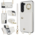 Custodia portafoglio con cerniera per smartphone Samsung Galaxy