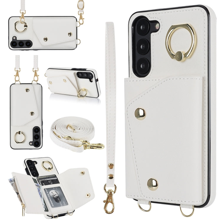 Custodia portafoglio con cerniera per smartphone Samsung Galaxy