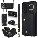 Custodia portafoglio con cerniera per Samsung Galaxy S22 Ultra