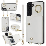 Custodia portafoglio con cerniera per Samsung Galaxy S22 Ultra
