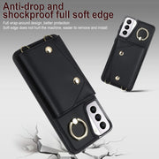 Custodia portafoglio con cerniera per Samsung Galaxy S21 5G