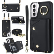 Custodia portafoglio con cerniera per Samsung Galaxy S21 5G