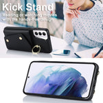 Custodia portafoglio con cerniera per Samsung Galaxy S21 5G