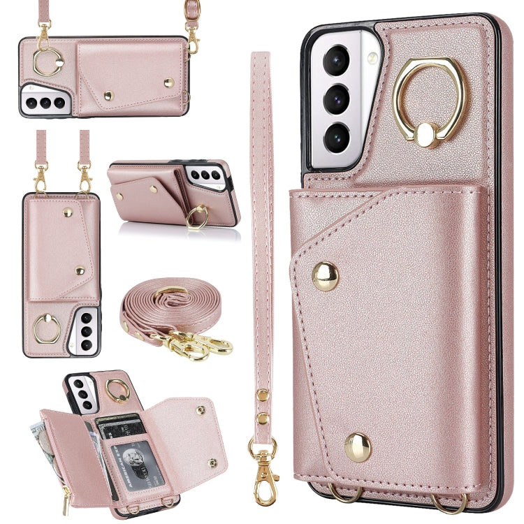 Custodia portafoglio con cerniera per Samsung Galaxy S21 5G