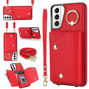 Custodia portafoglio con cerniera per Samsung Galaxy S21 5G