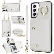 Custodia portafoglio con cerniera per Samsung Galaxy S21 5G