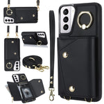 Custodia portafoglio con cerniera per Samsung Galaxy S21 5G