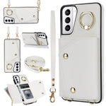 Custodia portafoglio con cerniera per Samsung Galaxy S21 5G